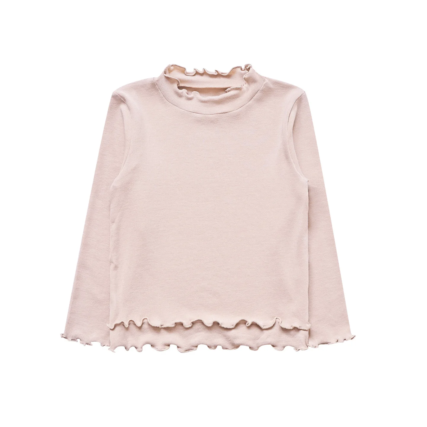 T-shirt Girls Base Shirt Long Sleeved T-shirt Autumn Outfit Lace and Stylish Children Top Pajamas A-class Baby Clothes