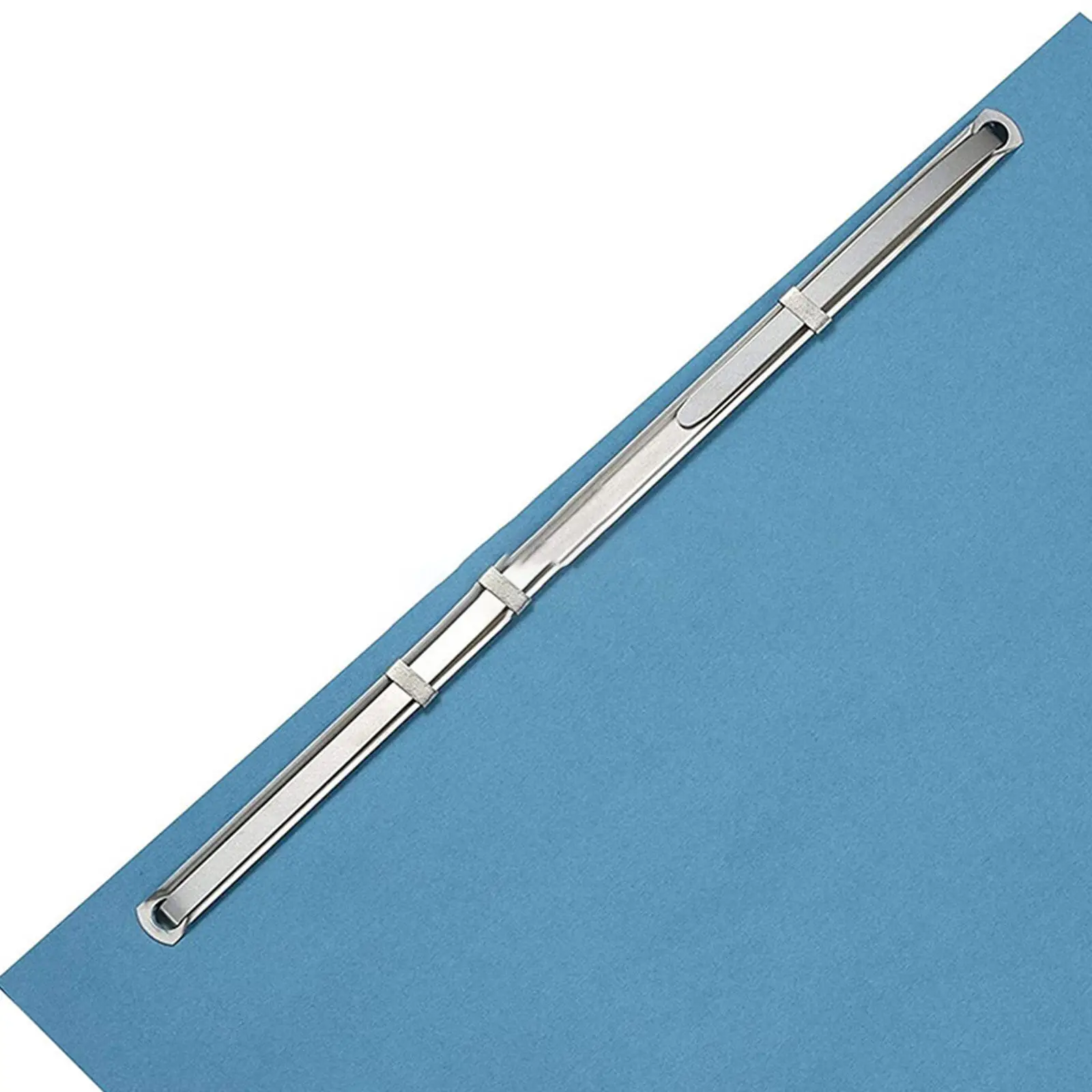 50x Prong Paper Fasteners, 3.5" Capacity, Easy to Operate, Metal Professional File Binding 8.5 inch Base for Documents School