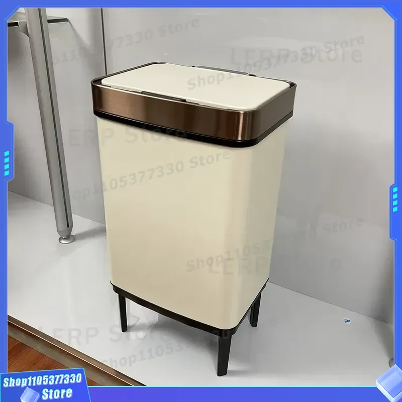 Smart Automatic Sensor Trash Can for Kitchen Indoor Use Intelligent Induction Waste Bin Modern Home Garbage Container