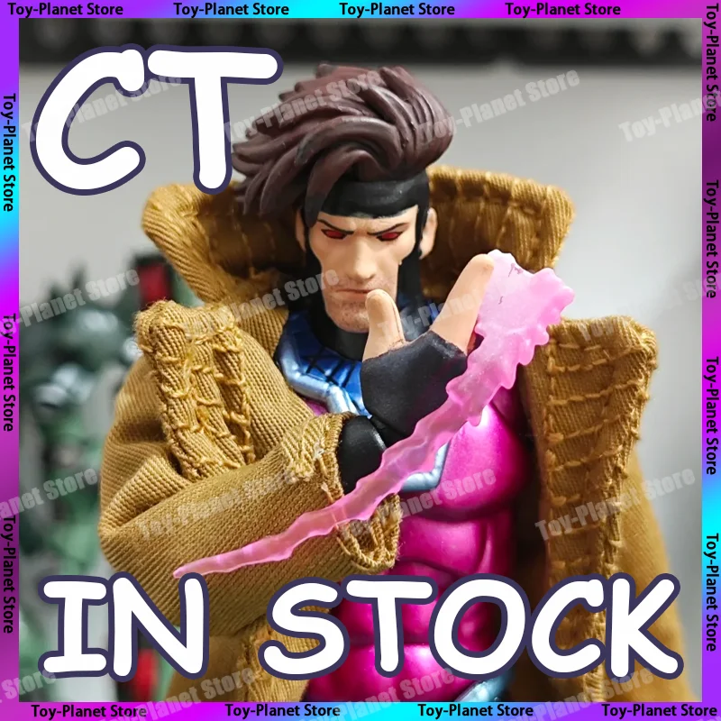 En Stock, juguetes Ct, figura Gambit Remy Mafex 131 x-men Shf, figura de acción de Anime, modelo, juguetes de regalo personalizados