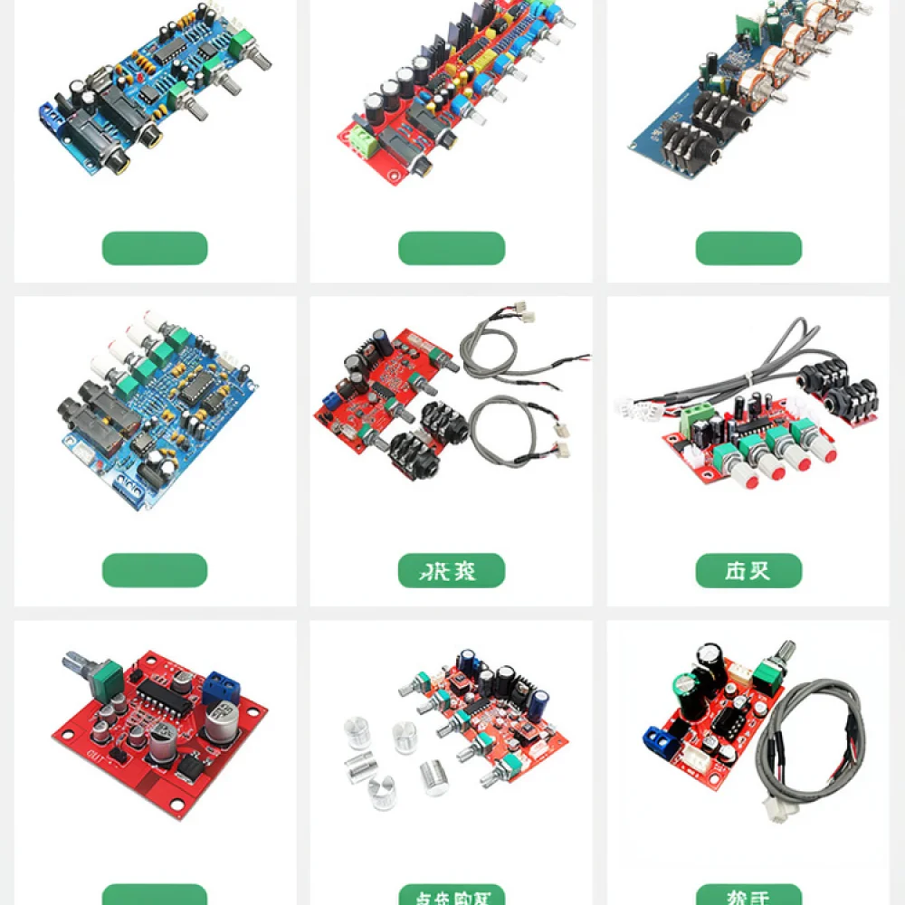 PT2399 Digital Karaoke Reverb Module Microphone Preamp Board Dual Power Supply Amplifier Component For For Shaibang Audio