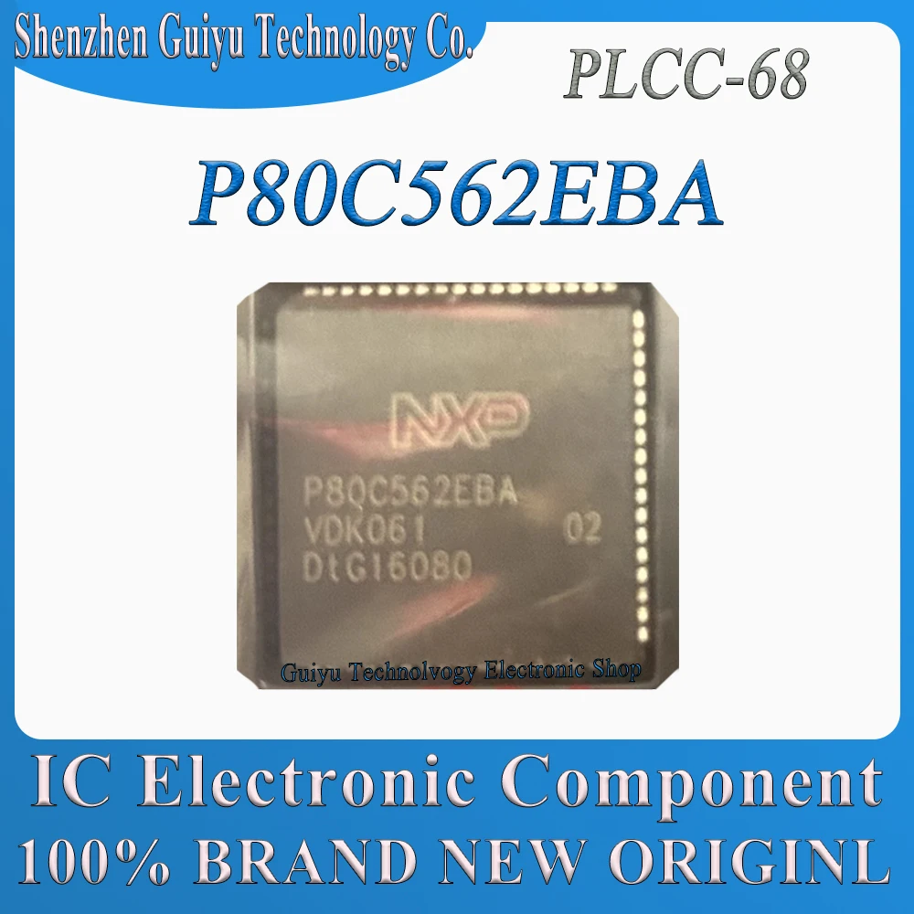 

P80C562EBA P80C562EB P80C562E P80C562 P80C PLCC-68 IC Chip