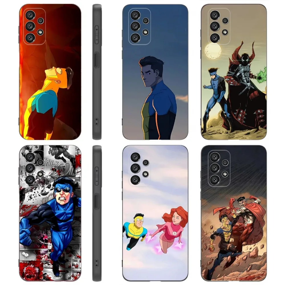

I-Invincible Phone Case For Samsung Galaxy A91,A80,A73,A72 ,A71,A53A52,A32 ,A31A22,A21s,A20,Black Cover