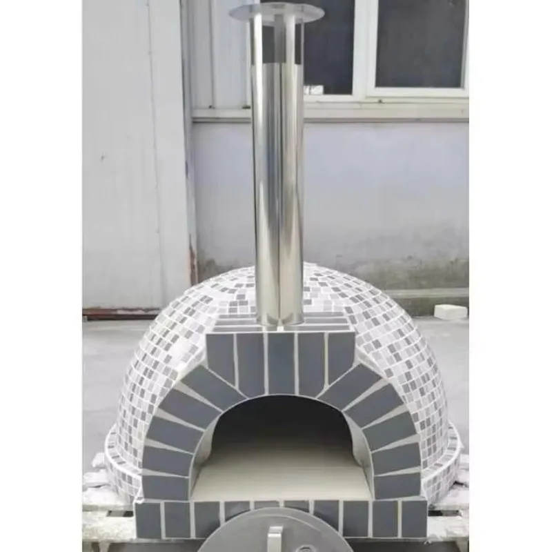 Manufacturer's Hybrid Brick Wood Fired Pizza Oven Machine New Condition Low Price Outdoor Pizza Oven Customzied