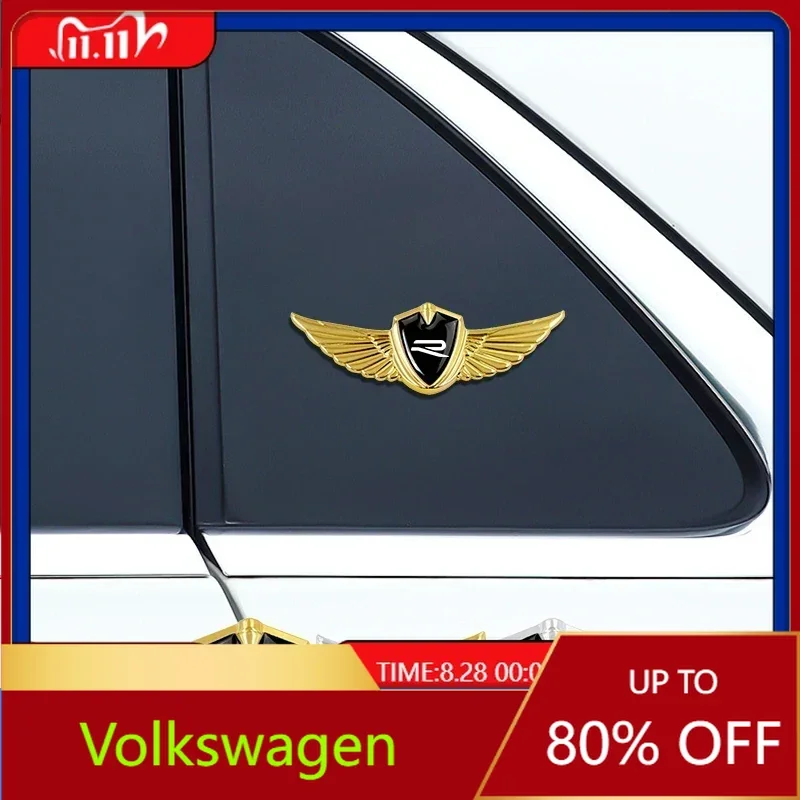 

Styling Mouldings VW GTI GOLF 2026 Hot For VW VOLKSWAGEN 1pcs New Car Badge Metal Wings Body Decoration Sticker Car Goods For Vo