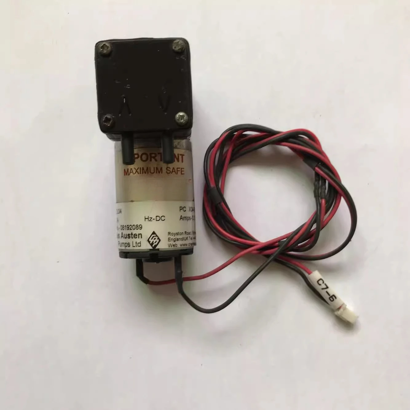 Diaphragm pump, liquid pump, gas-liquid mixed pump for GS200/300 biochemical instrument DC24v