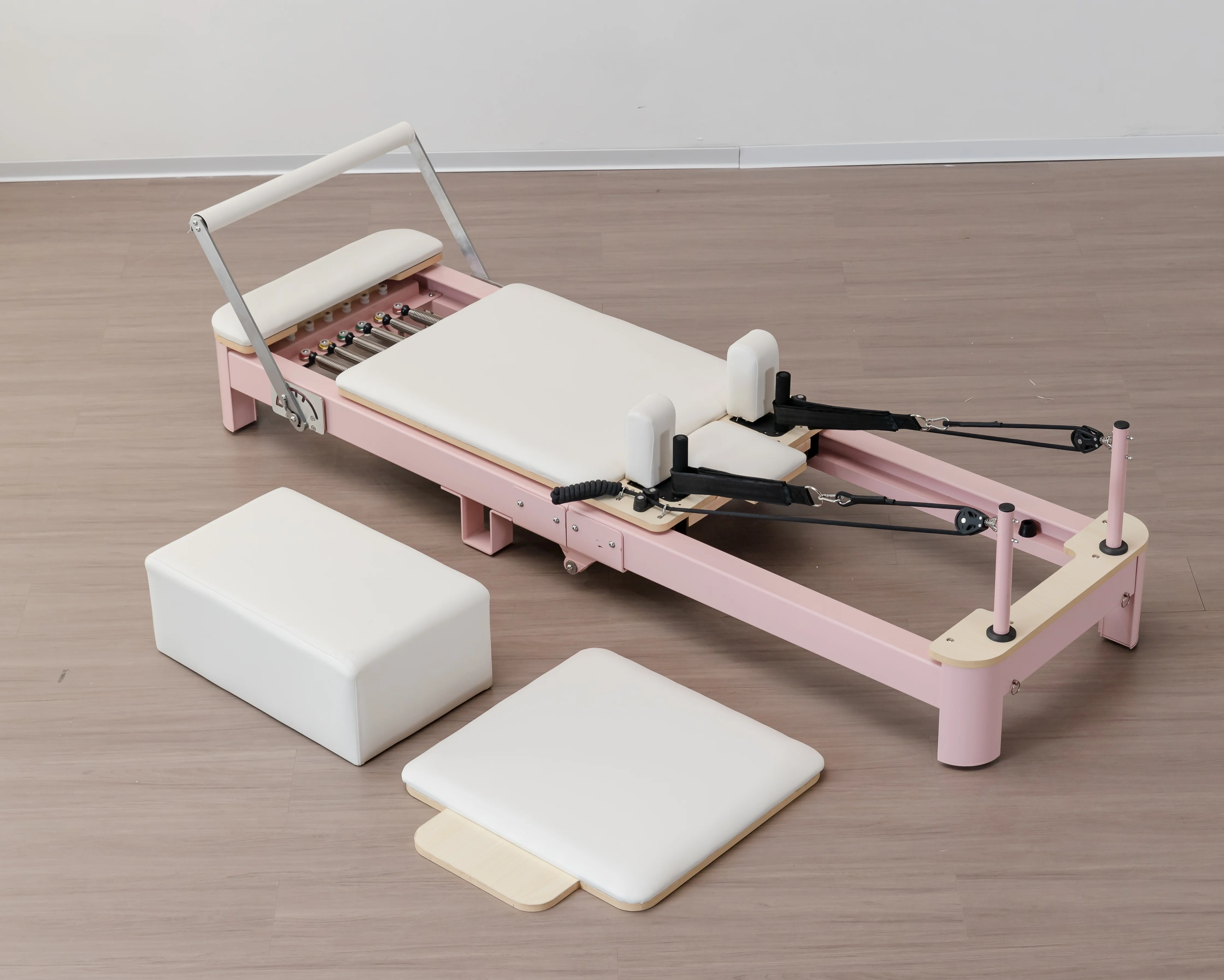 

Factory Price Pilates Reformer Foldable Aluminum Alloy Bed Personalized Customization Adjustable Portable and Durable Machine