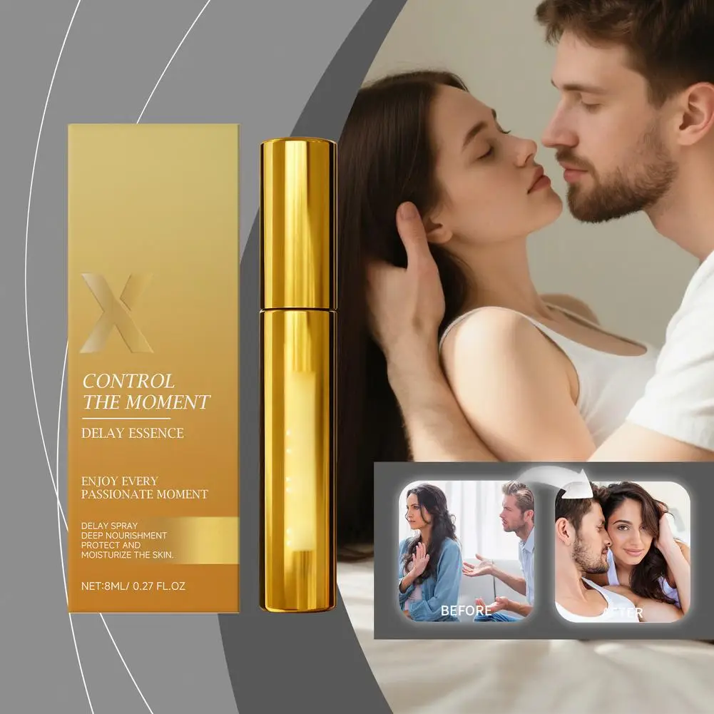 8ML Männer Erektion Langlebige Verzögerung Penis Spray Ausdauer Sex Verlängern Verzögerung Letzten Längeren Sex Stärke Männliche sexuelle Pflege