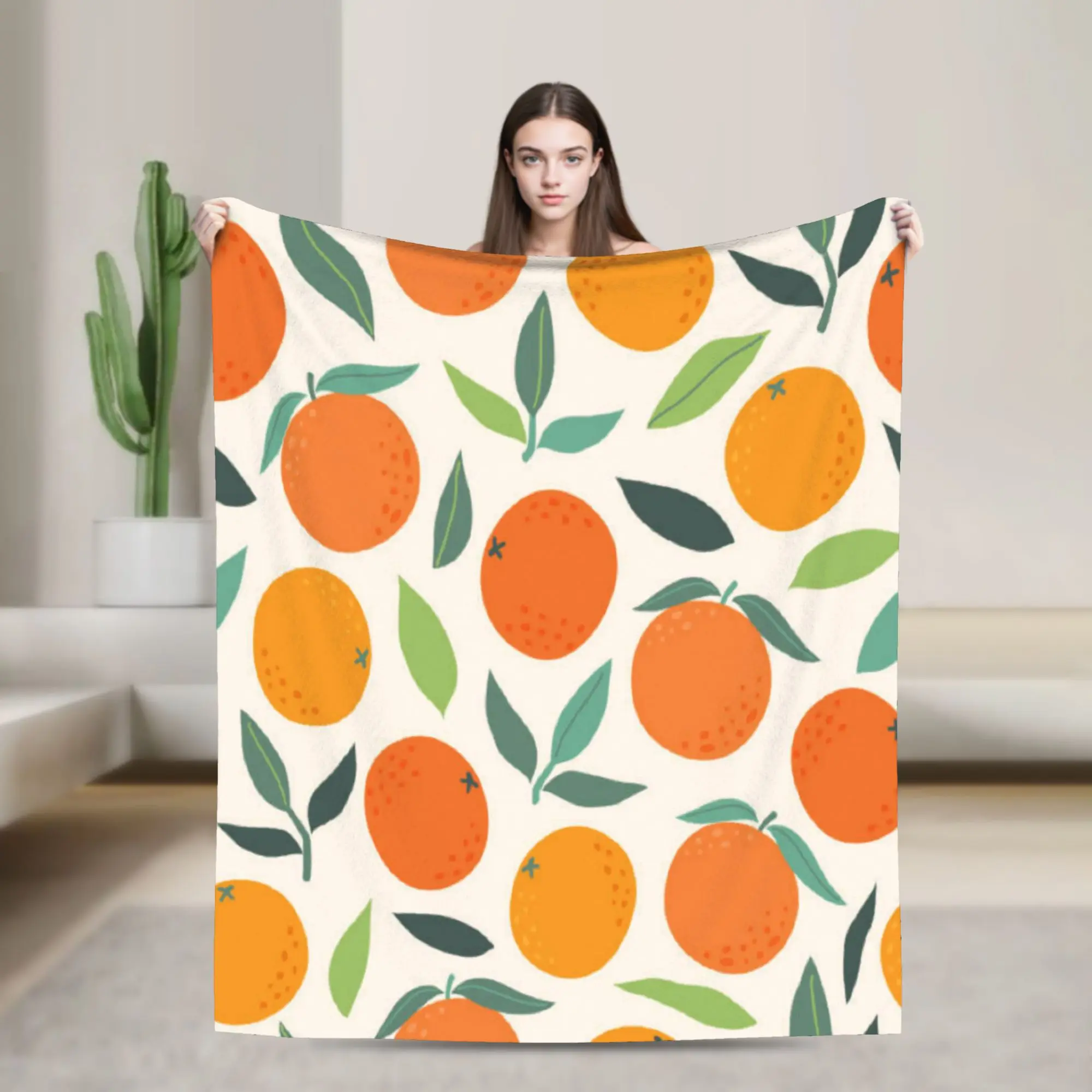 Cute Fruit Vegetable Flannel Blanket Winter  Warm Soft Throw Blanket for Kids Adult Outdoor Funny Bedspread Sofa Bed Cover