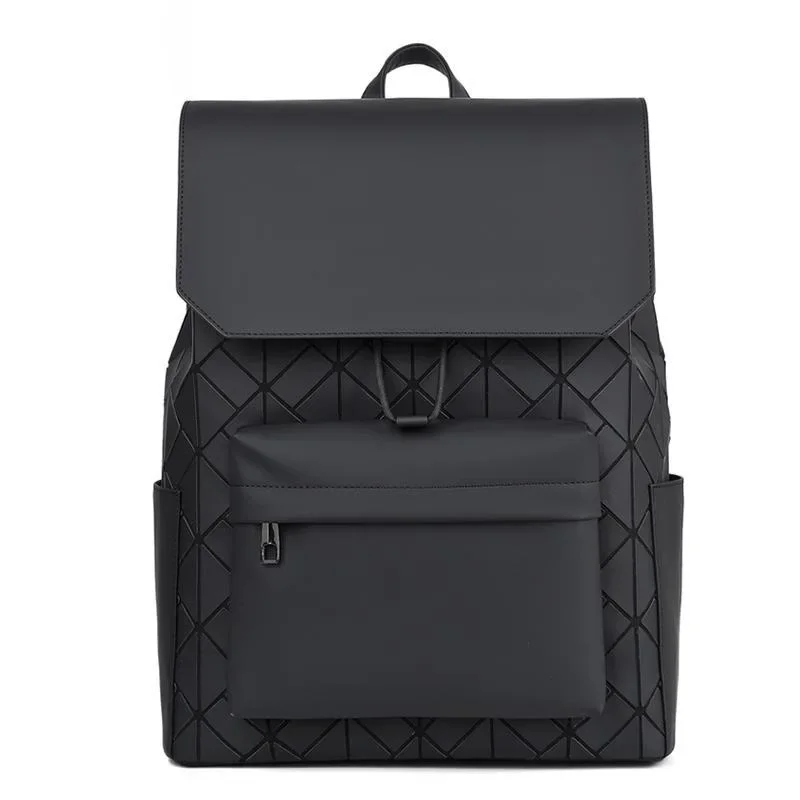 Luxury Design Geometric Men\'s Backpack Fashion Waterproof Backpacks Men Large-capacity Travel Laptop Bag Backpack Schoolbag