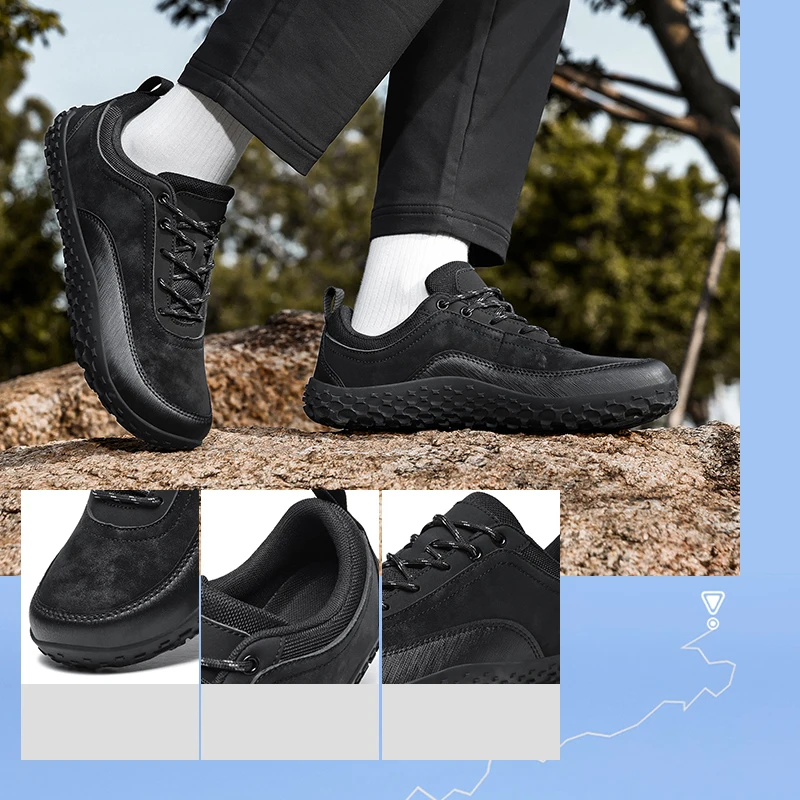Fashion Unisex Wider Shoes Breathable Mesh Men Barefoot Wide-toed Shoes New Flats Soft Zero Drop Sole Wider Toe Sneakes Big Size