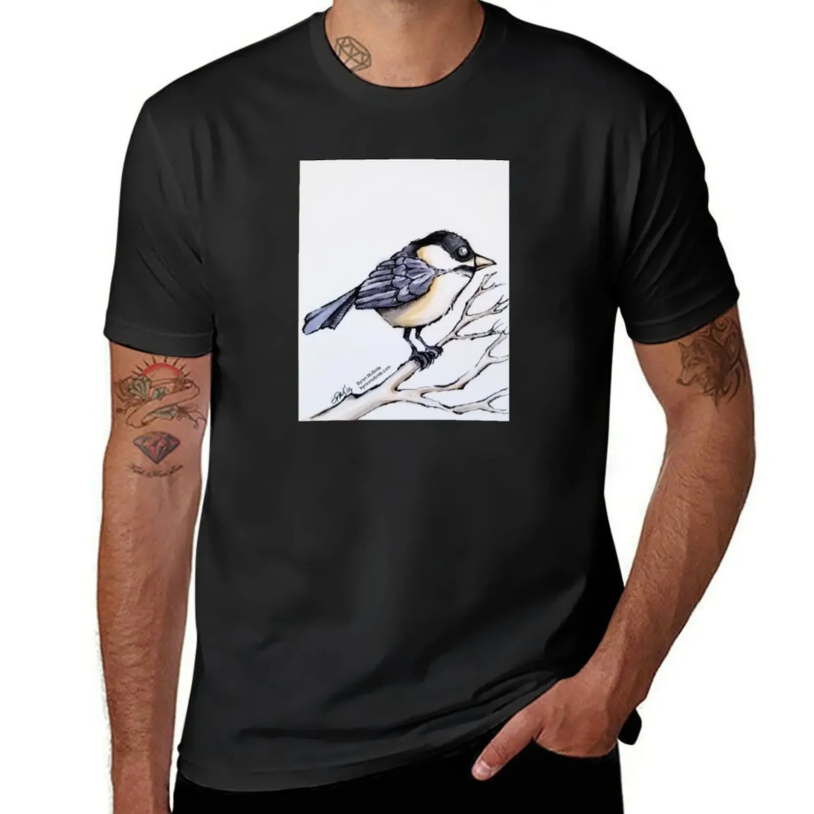 Chickadee T-Shirt tops plus size tops oversized t shirt funny t shirts men