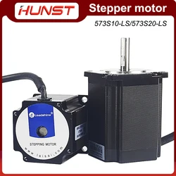 HUNST Leadshine Stepper Motor 573S20-LS 5.8A 573S10-LS 5.6A 3 Phase Stepping Motor for CNC Laser Engraving and Cutting Machine