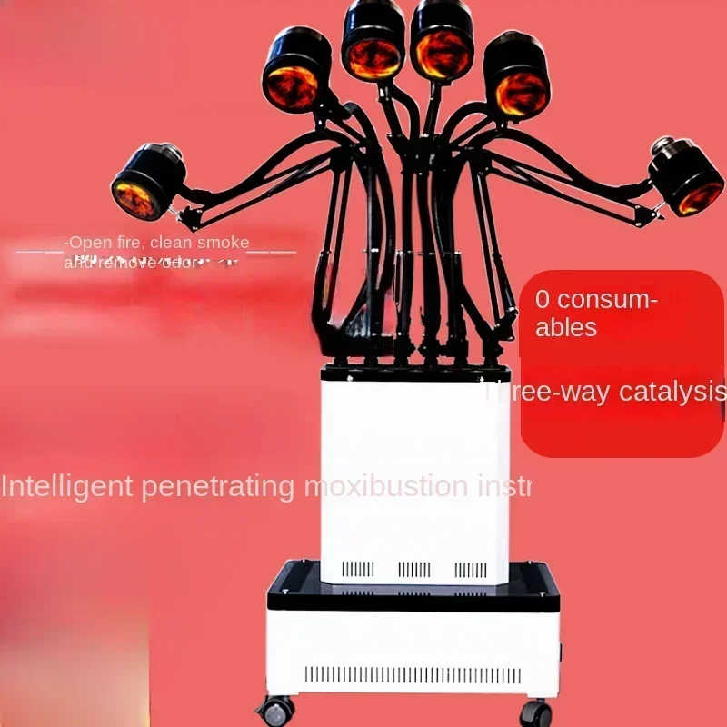 Open Fire Moxibustion Machine Warm Tool Smokeless Suspension Warm Moxibustion Fumigation Instrument