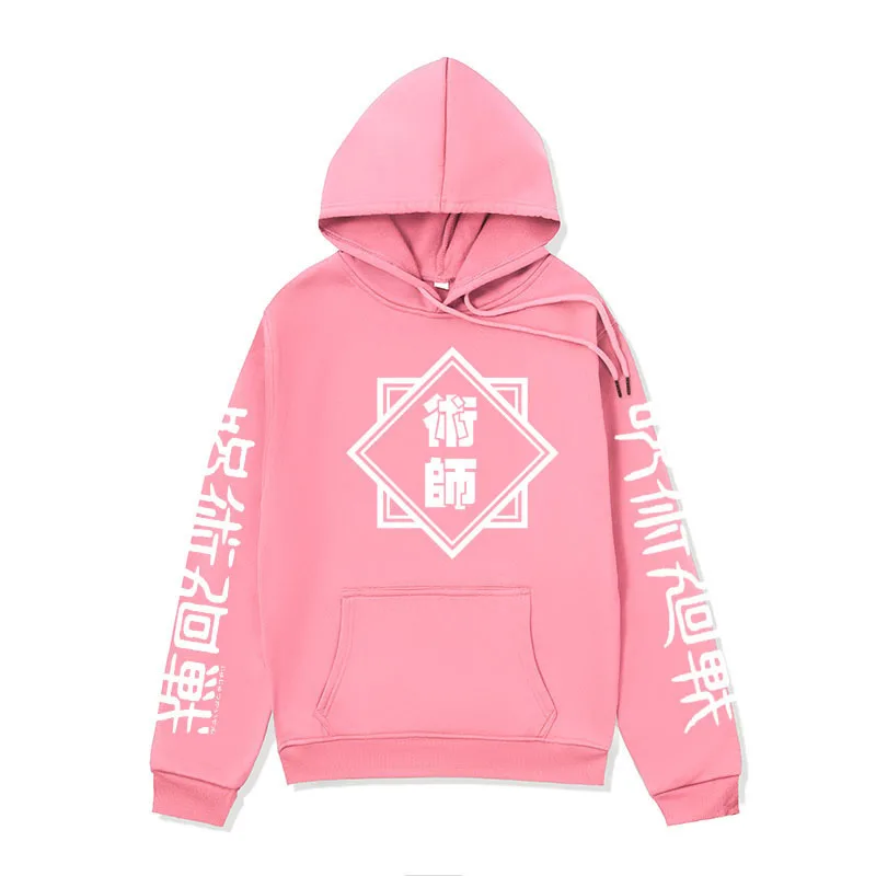 Jujutsu Kaisen Anime Character Sketches Street Style Casual Hoodies Sports Fashion Women's Clothing