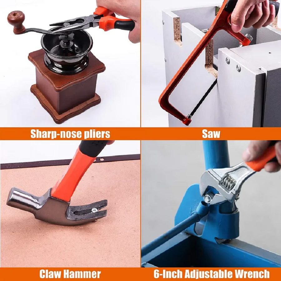 금속 목재 자동차 수리를 위한 전문적인 완전한 툴킷 전동 드릴 포함 가정용 배터리 소스