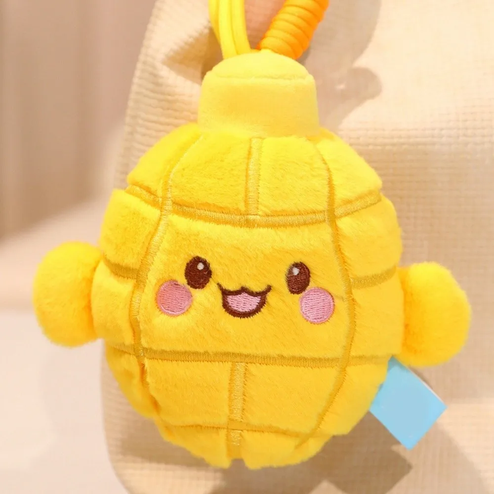 Gifts Colorful Keychain Hanging Loop Furry Bag Charm Cute Soft Stuffed Doll Keychain Bag Accessory