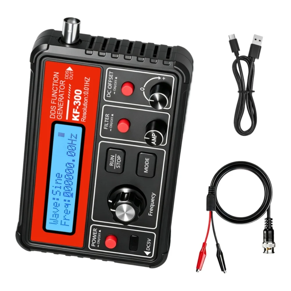 For Dds Signal Generator 0.01Hz-750kHz Sine Square Triangle Wave Function Module Compatible With For Schumann Resonance