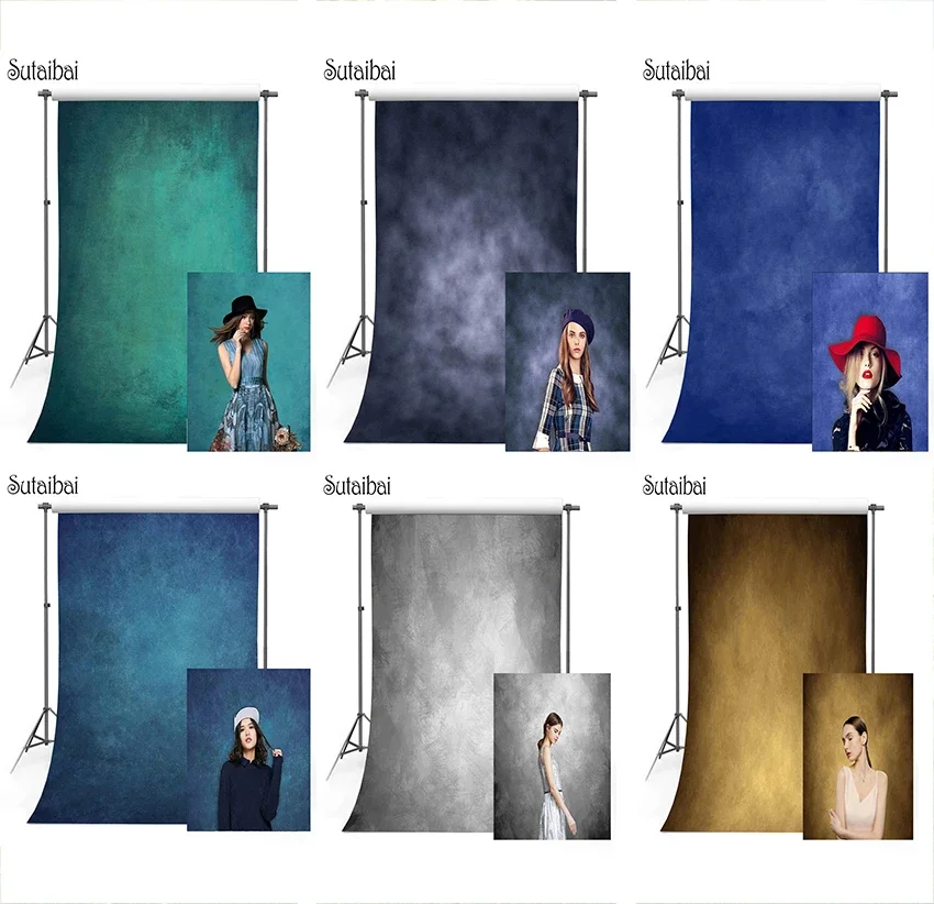 Dark Green Photo Backdrop Abstract Texture Background for Professional Portrait Photographers Photoshoot Studio Booth Props