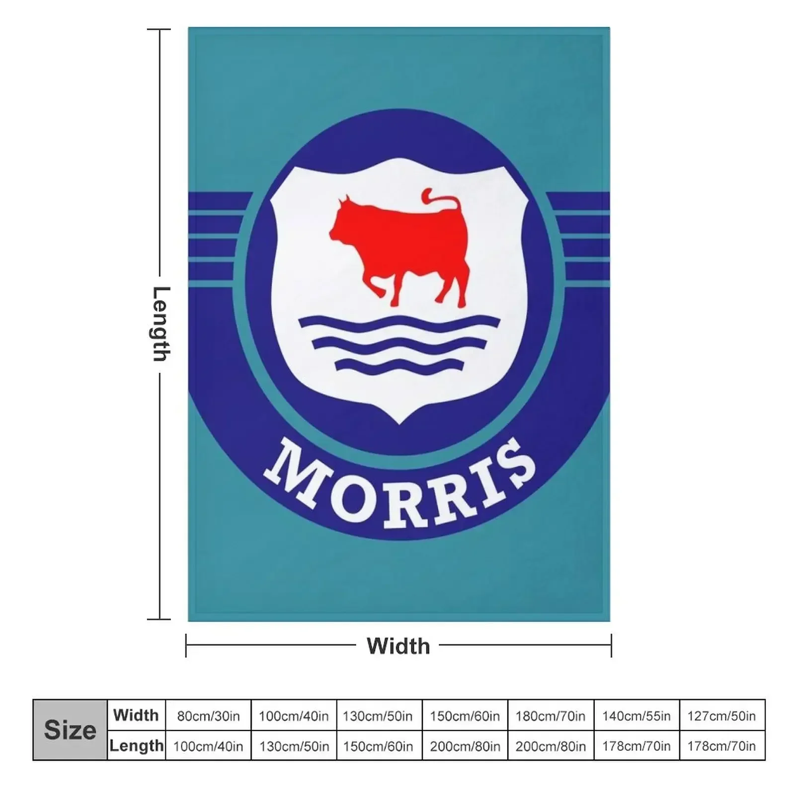 Best Of British - Morris Cars Throw Blanket couch cozy soft plush fuzzy picnic outdoor blanket