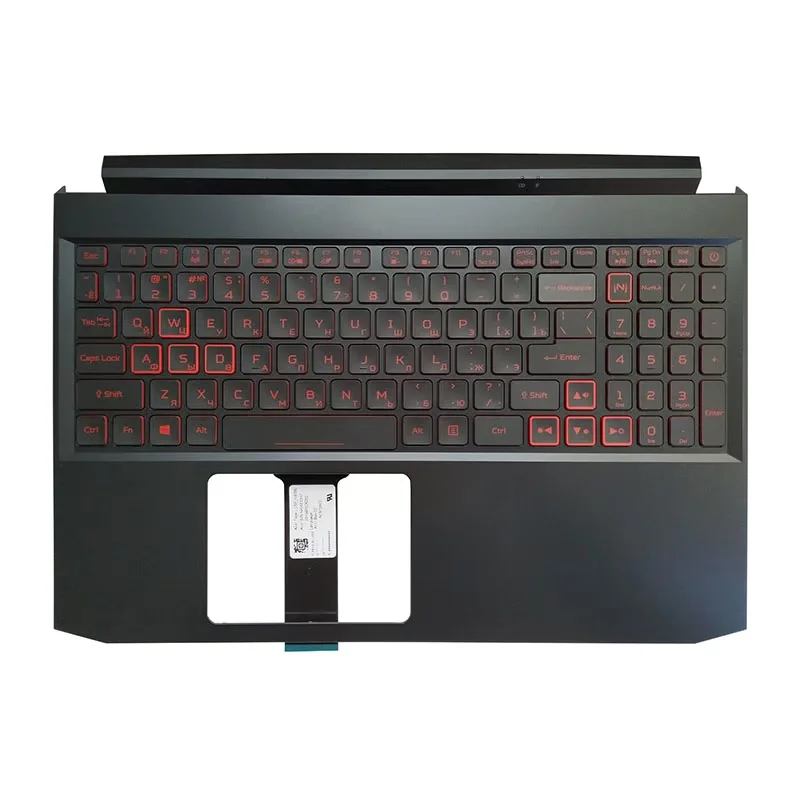 Palmrest with US/RU Language Red Backlight For Acer Nitro5 AN515-55