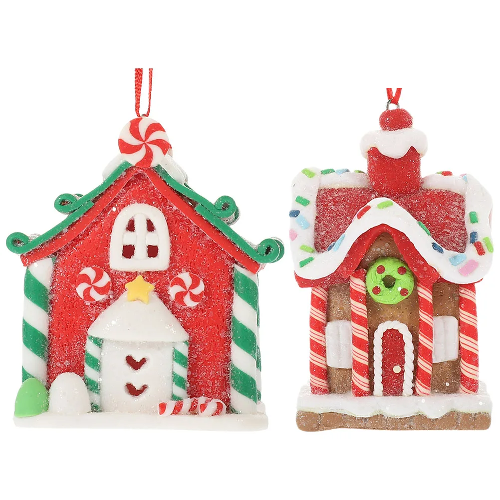 

2 Pcs Inflatable Soft Clay Decorations Man Home Pvc Christmas Baubles for Ornaments