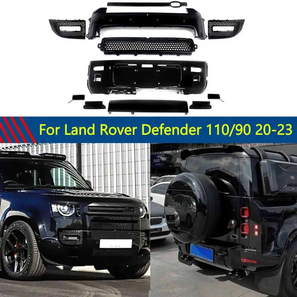 007 Style Front Rear Bumper Body Kits For Land Rover Defender 110/90 2020-2023