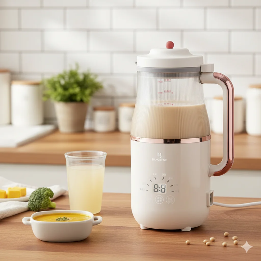 Máquina de pasta de arroz de grano varios, interruptor de pared de cocina pequeña para el hogar, máquina de leche de soja sin filtro