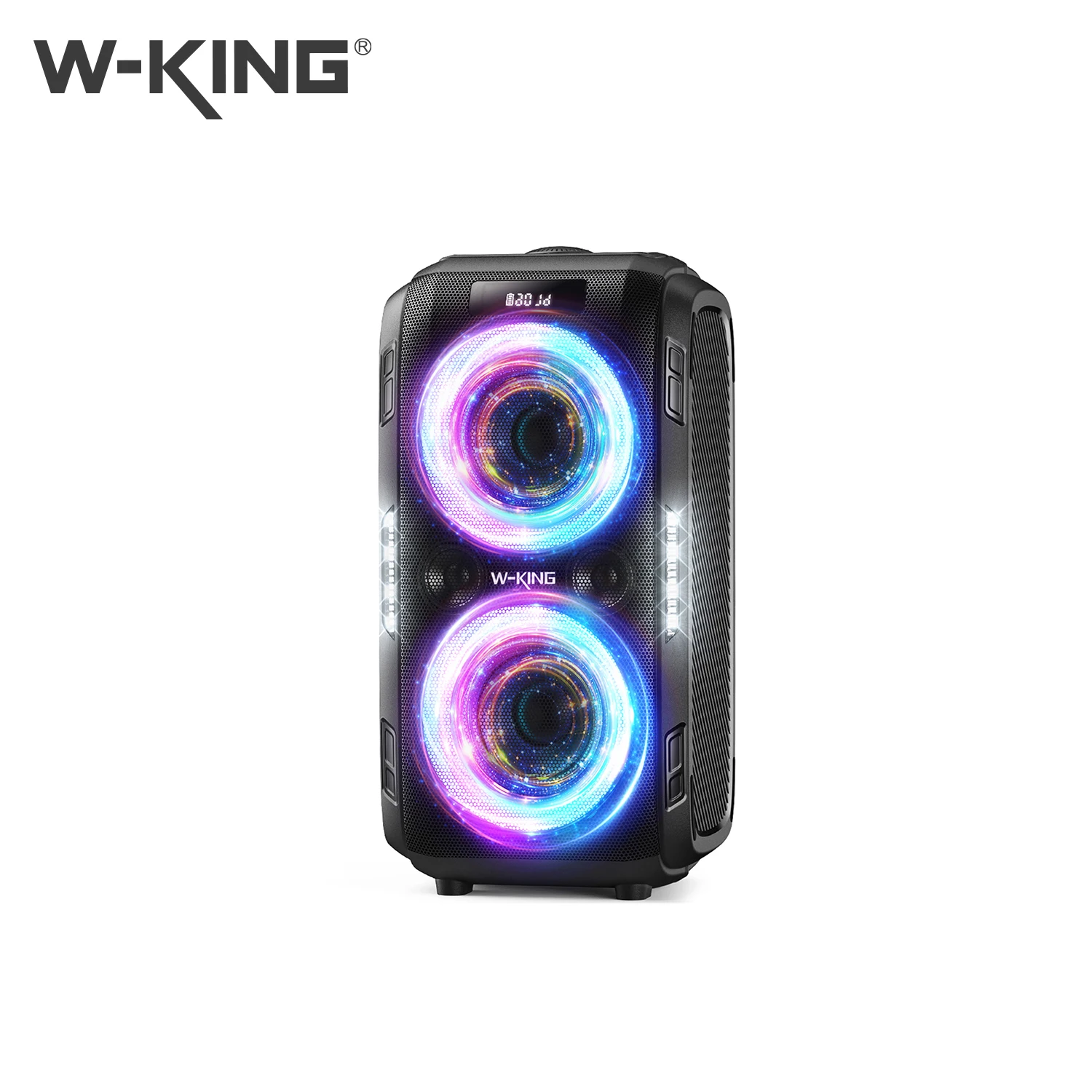 W-KING T9PRO 120W RMS 휴대용 블루투스 스피커, 최대 120dB/12가지 맞춤형 베이스, BT5.3, 대형 파티 붐박스 무선 스피커