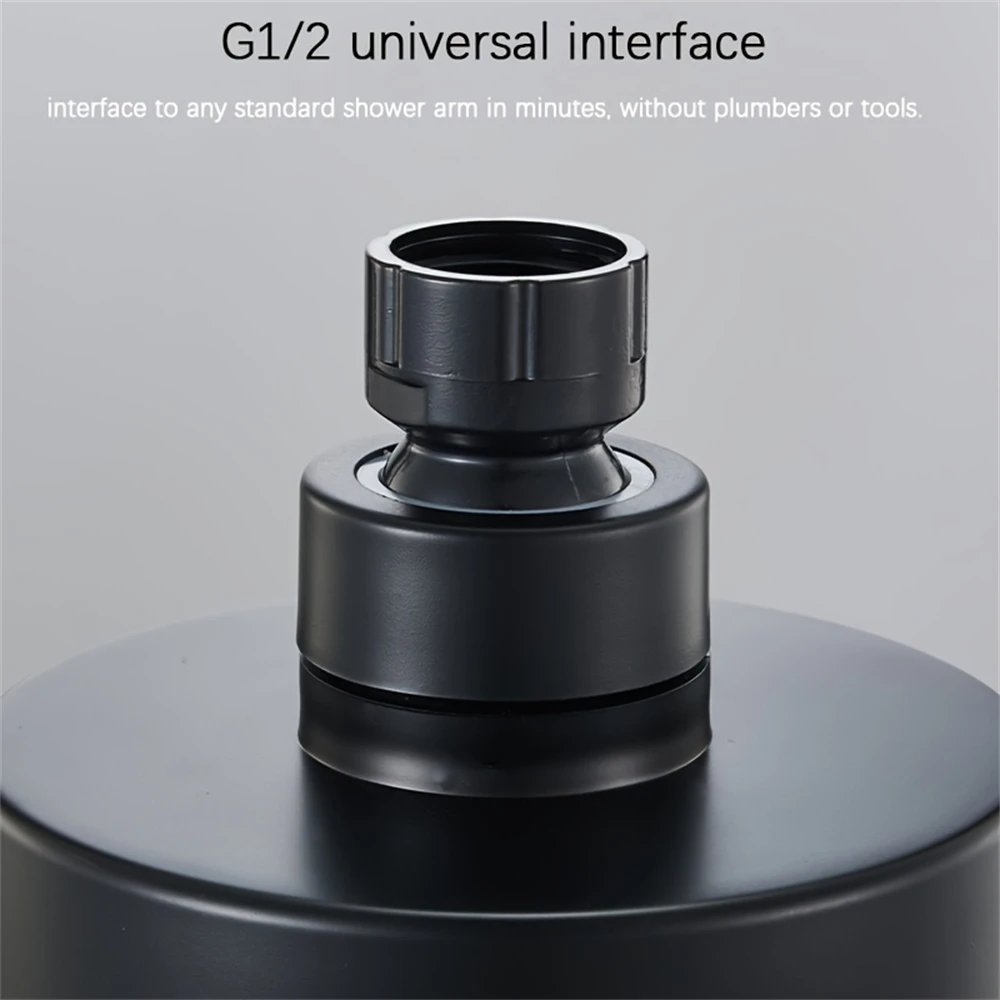 1 Piece Of Bathroom Facilities 4 Inch Black Faucet Replacement Exquisite And Compact Bathroom Beautiful Shower Head Decoration