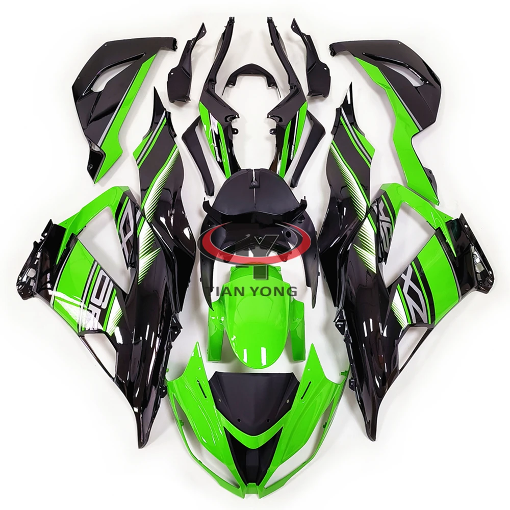 Bodywork Multiple collections of glossy green prints Motorcycle Full Fairing Kit For ZX6R 2013 2014 2015 2016 2017 2018 Cowling