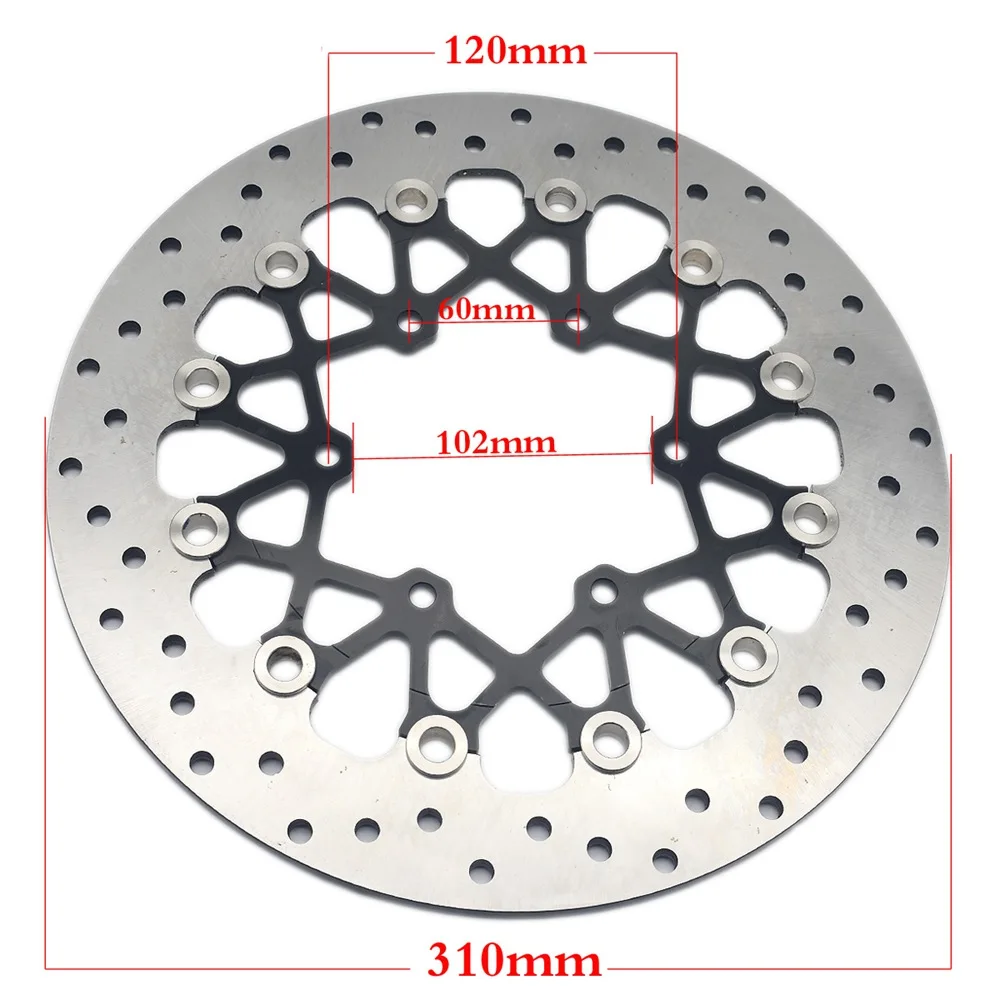 Motorcycle Front Brake Disc Rotor For Suzuki GSXR1000 GSXR 1000 2009-20017 K9/L0/L1/L2/L3/L4/L5/L6/L7 AL5/AL6 Brembo Caliper