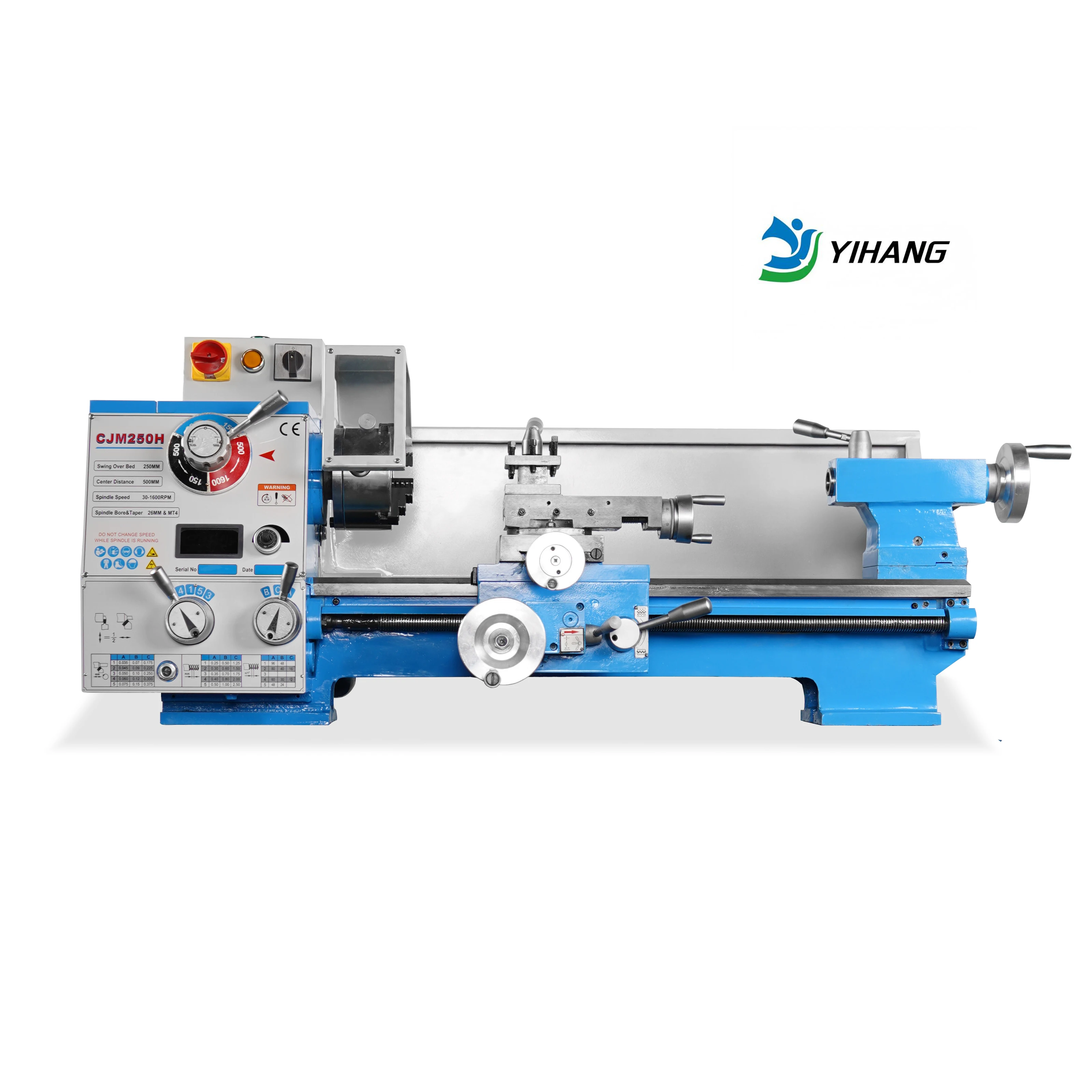 CJM250H مخرطة مقاعد البدلاء سيارة عامة مخرطة صغيرة أداة آلة منزلية صناعية