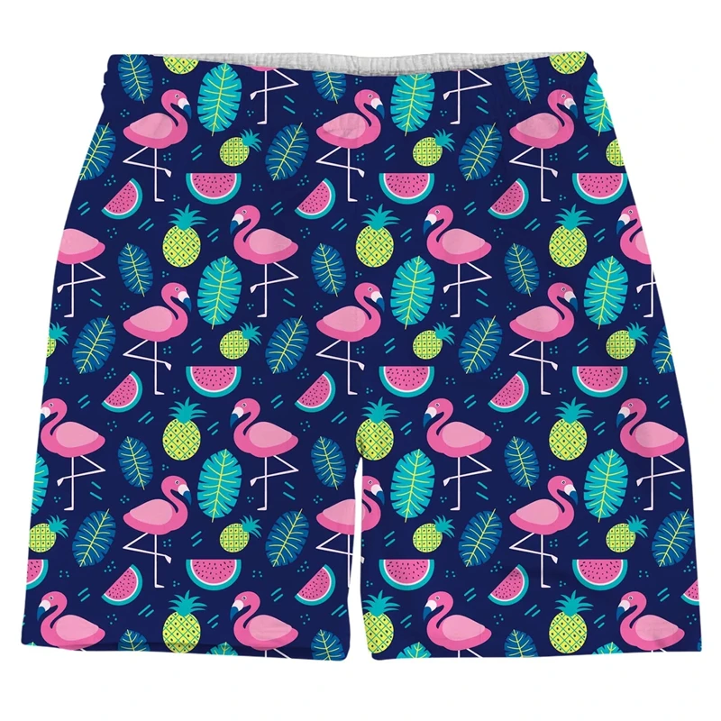2024 Summer New Men Beach Shorts Casual Cool 3d Print Animal Short Pants Running Trunks Oversized Men Pockets Swimwear Male 4XL