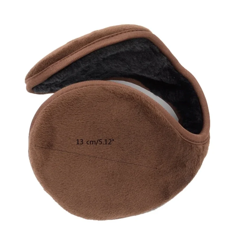 Soft Plush Thicken Ear Warmer Women Men Cold Proof Winter Earmuffs Solid Color