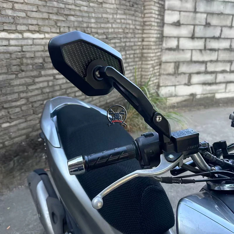 Motorcyle Rearview Mirror For Bmw R1300GS R1250GS R1200GS LC S1000XR Carbon Fiber Adventure Aluminum Adjustable Rear view Mirror