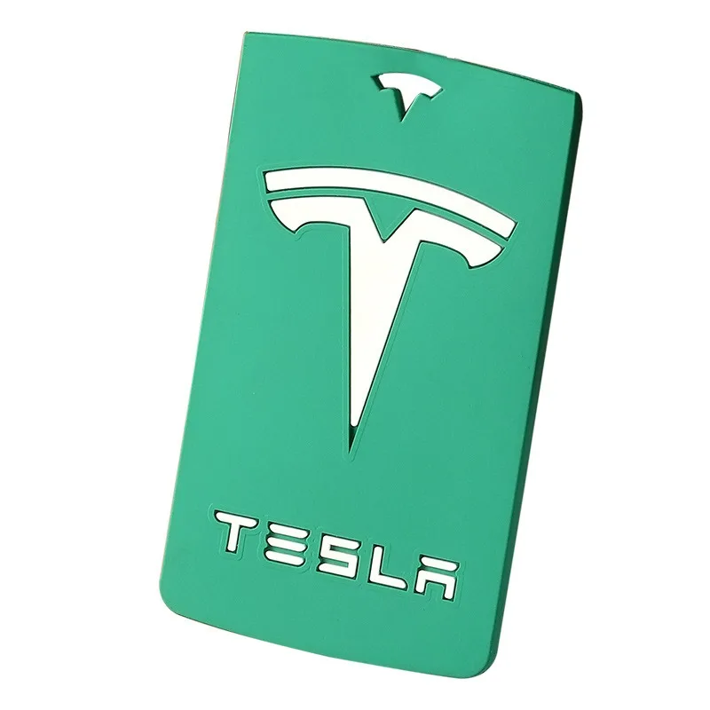 For Tesla Model 3/y Car Key Card Holder Durable Silicone Protection Case Full Cover Wear Resistant Dust Proof Auto Accessories