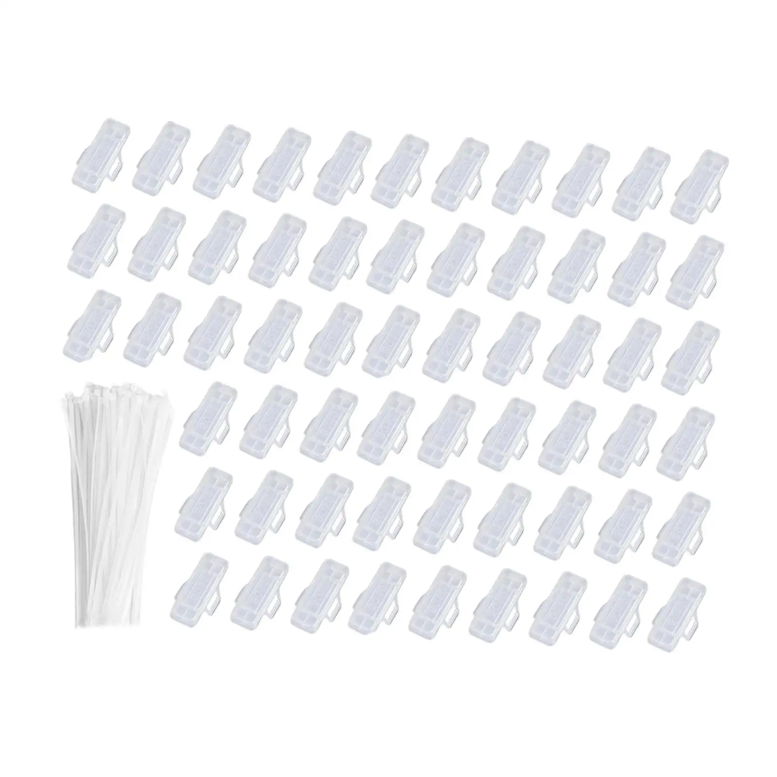 60 قطعة صناديق تسمية الكابلات مقاوم للماء عملي مع العلاقات مريحة شفافة إدارة الكبلات حامل صناديق التعريف #2