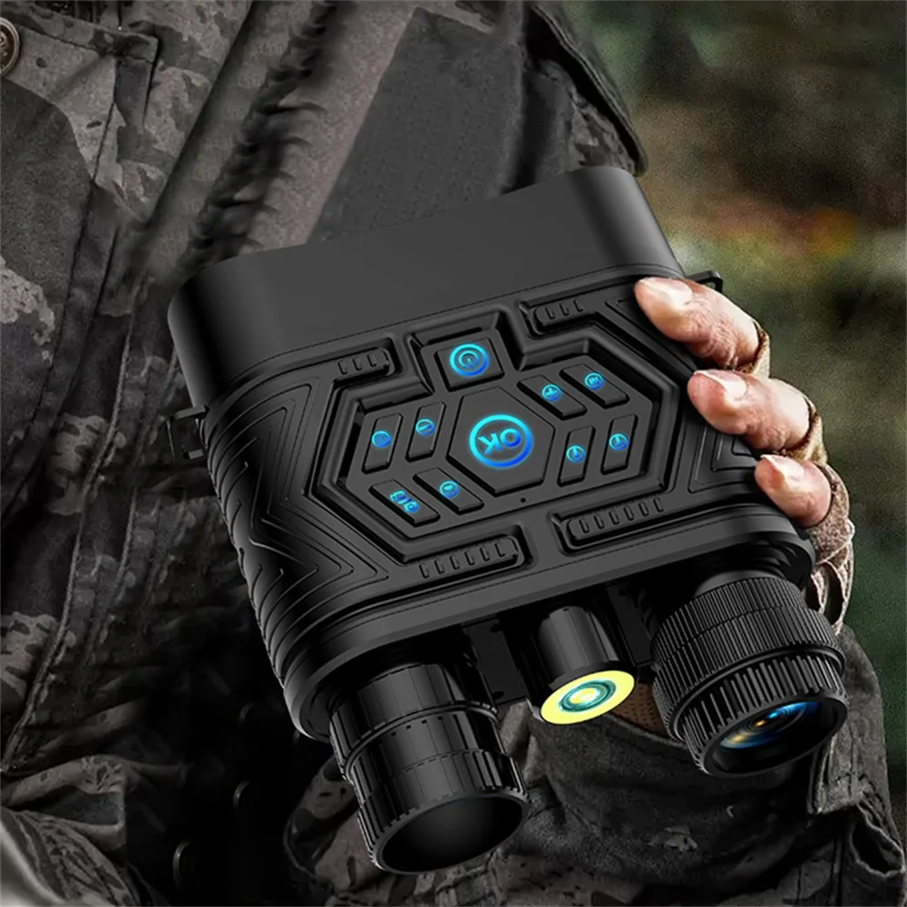 AC1000 Outdoor HD Digital Binoculars Camera Night Vision Binocular Telescope for Hunting Camping with 3-inch Screen