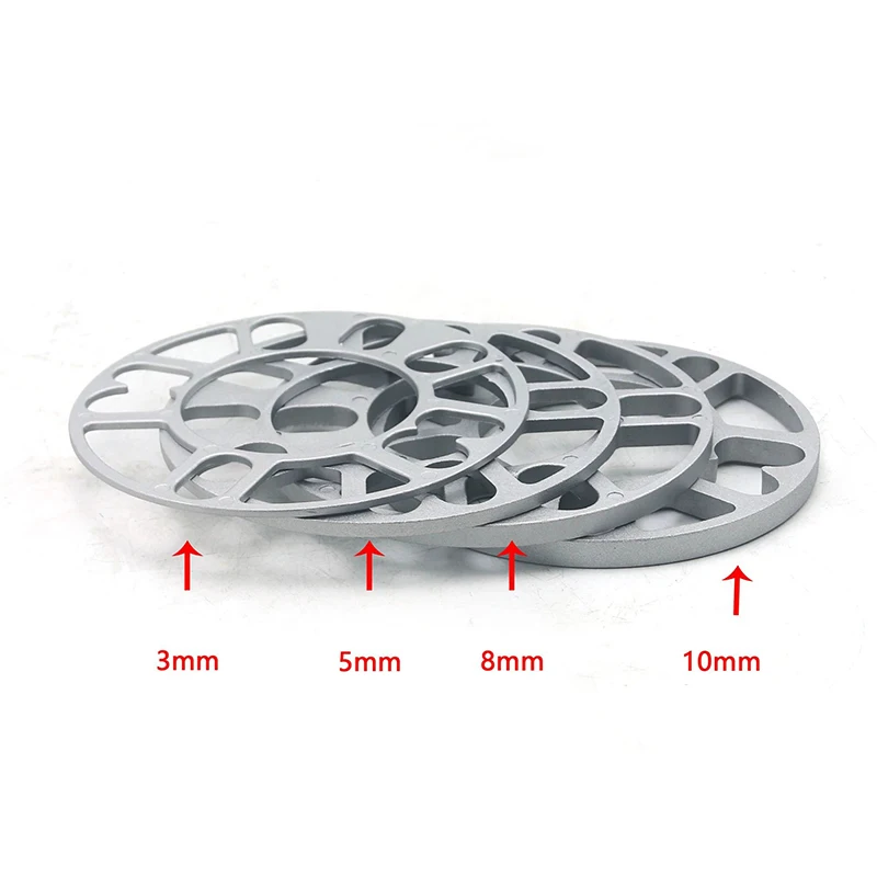 Wheel Spacers 3/5/6/8/10mm Alloy Wheel Hub Spacer Lightweight Cutout Auto Wheel Adapter Shims For Car Modification