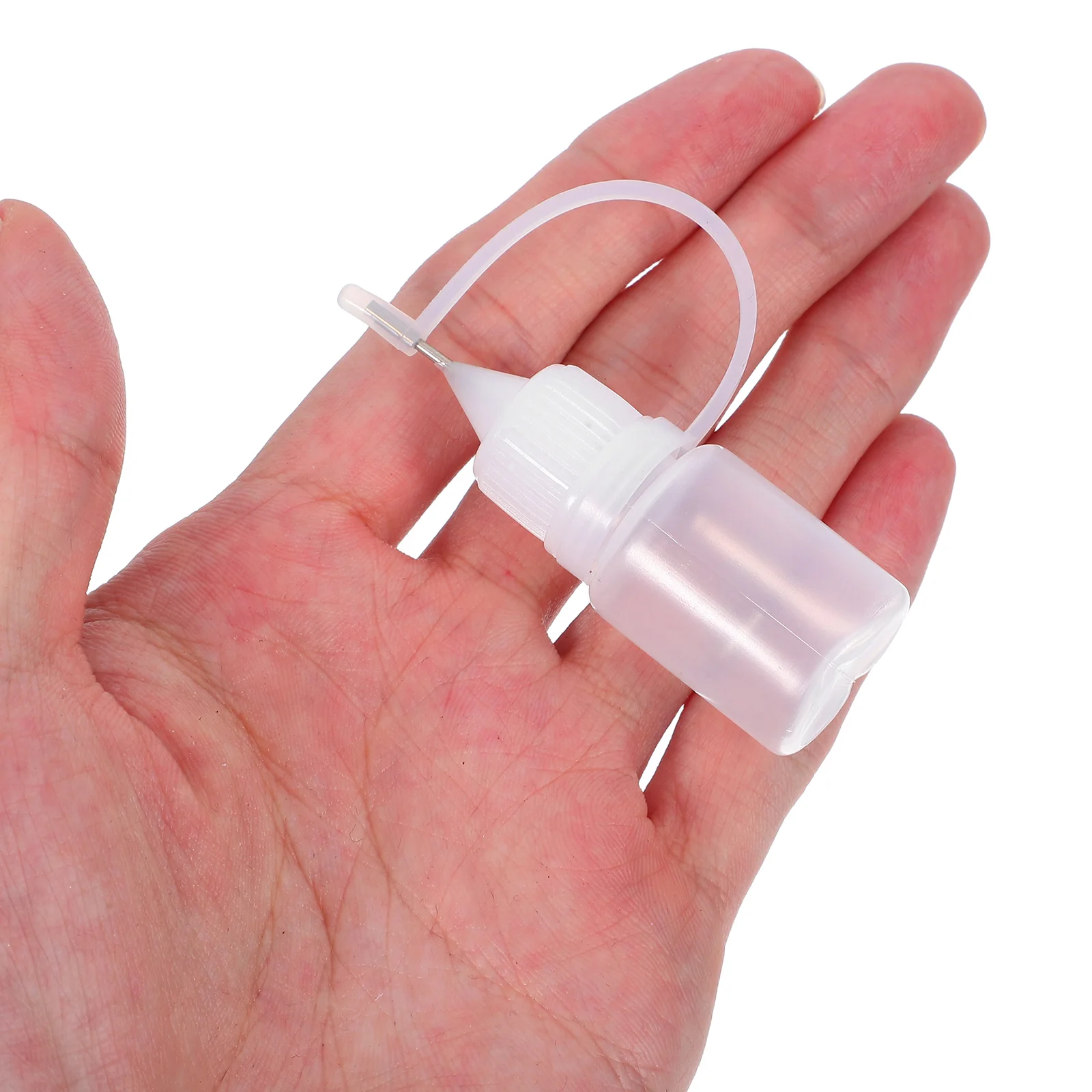 

10pcs Pinhole Addition Bottle Small Glue Bottles Needle Tip Precision Applicator Fine Tip Squeeze Bottles For Liquids