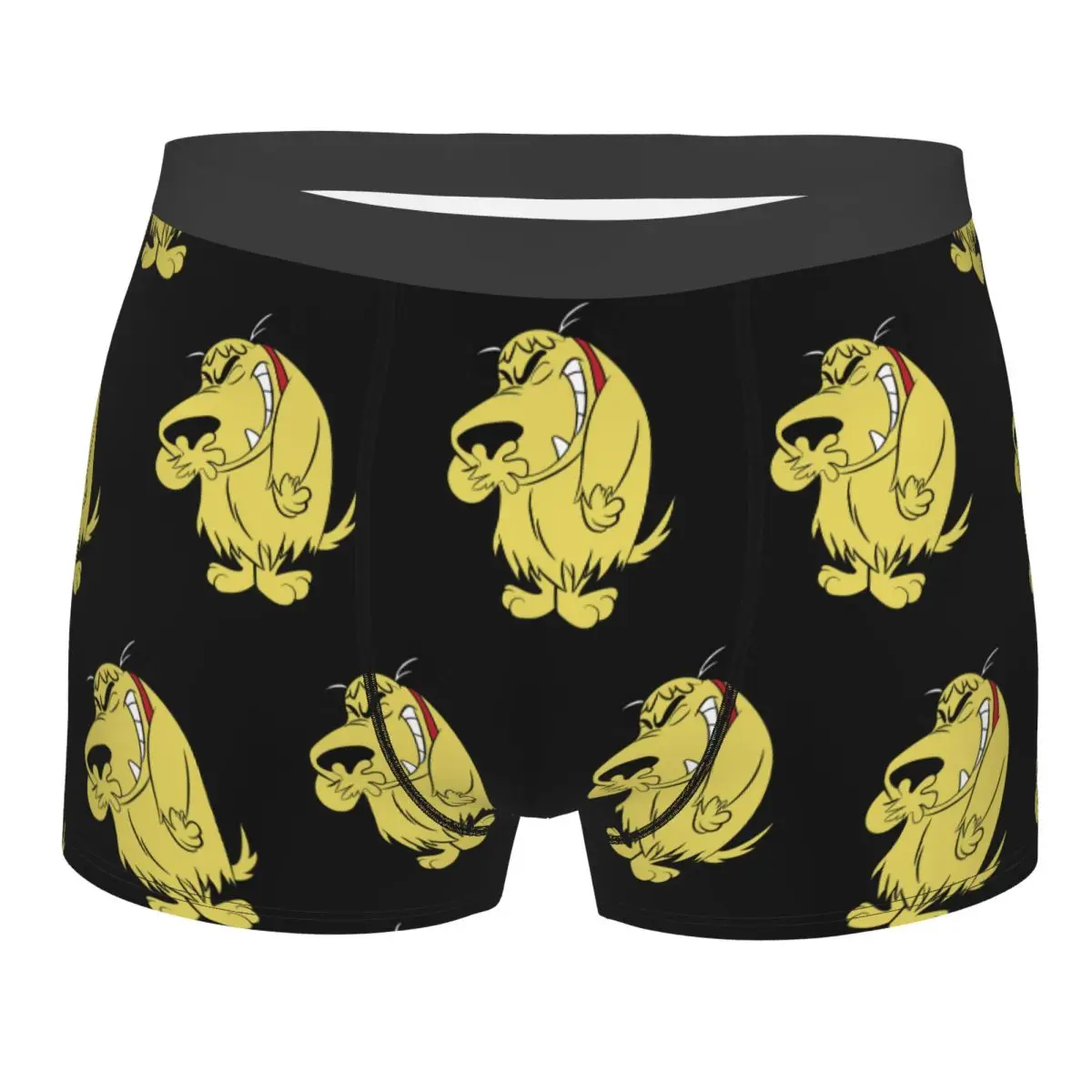 Sexy Boxer Muttley Shorts Panties Man Underwear Wacky Races Dog Mutley Cartoon Laughing Dog Breathable Underpants for Homme