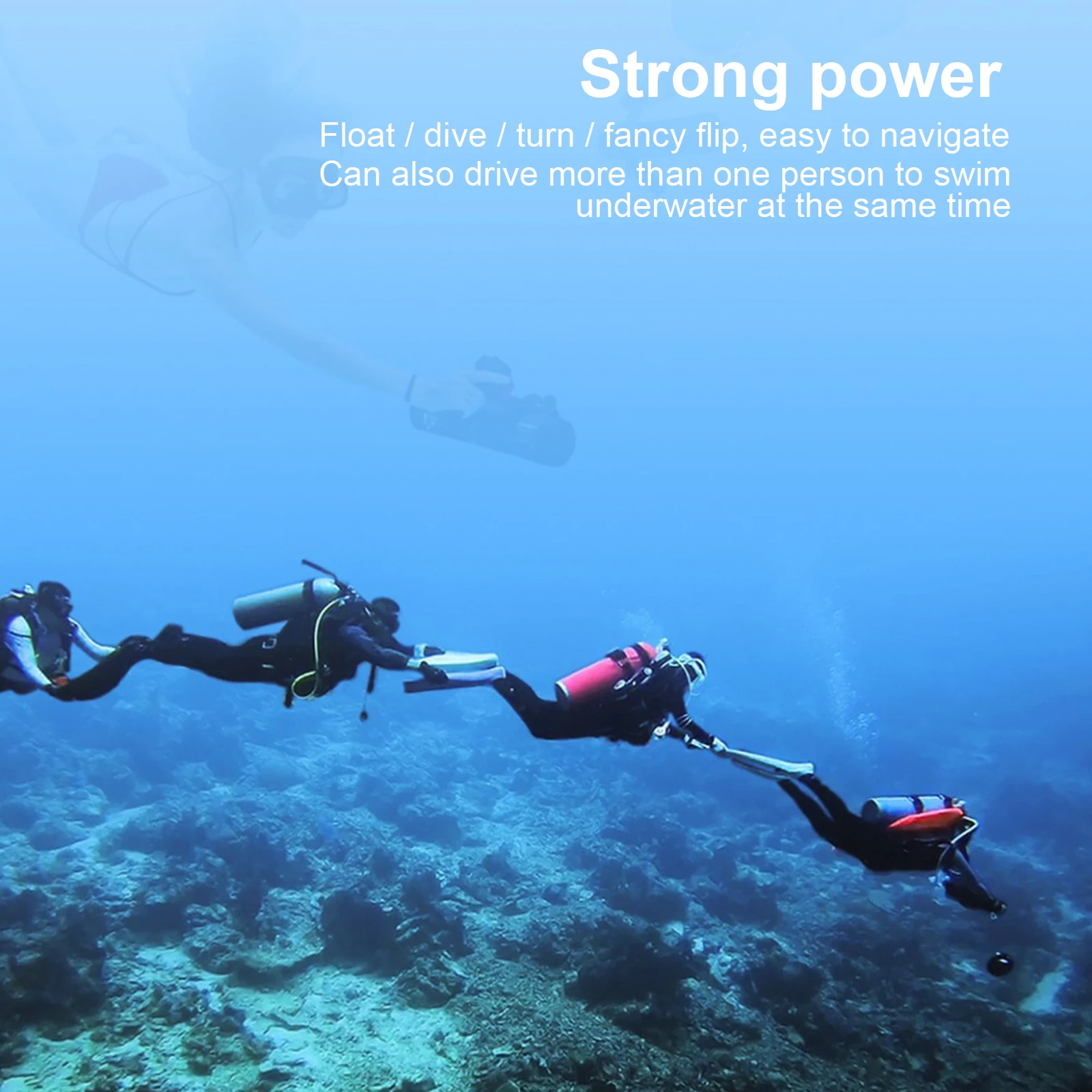 Professional Electric Underwater Scooter Water Thruster Submarine Propeller Outdoor Diving Equipment