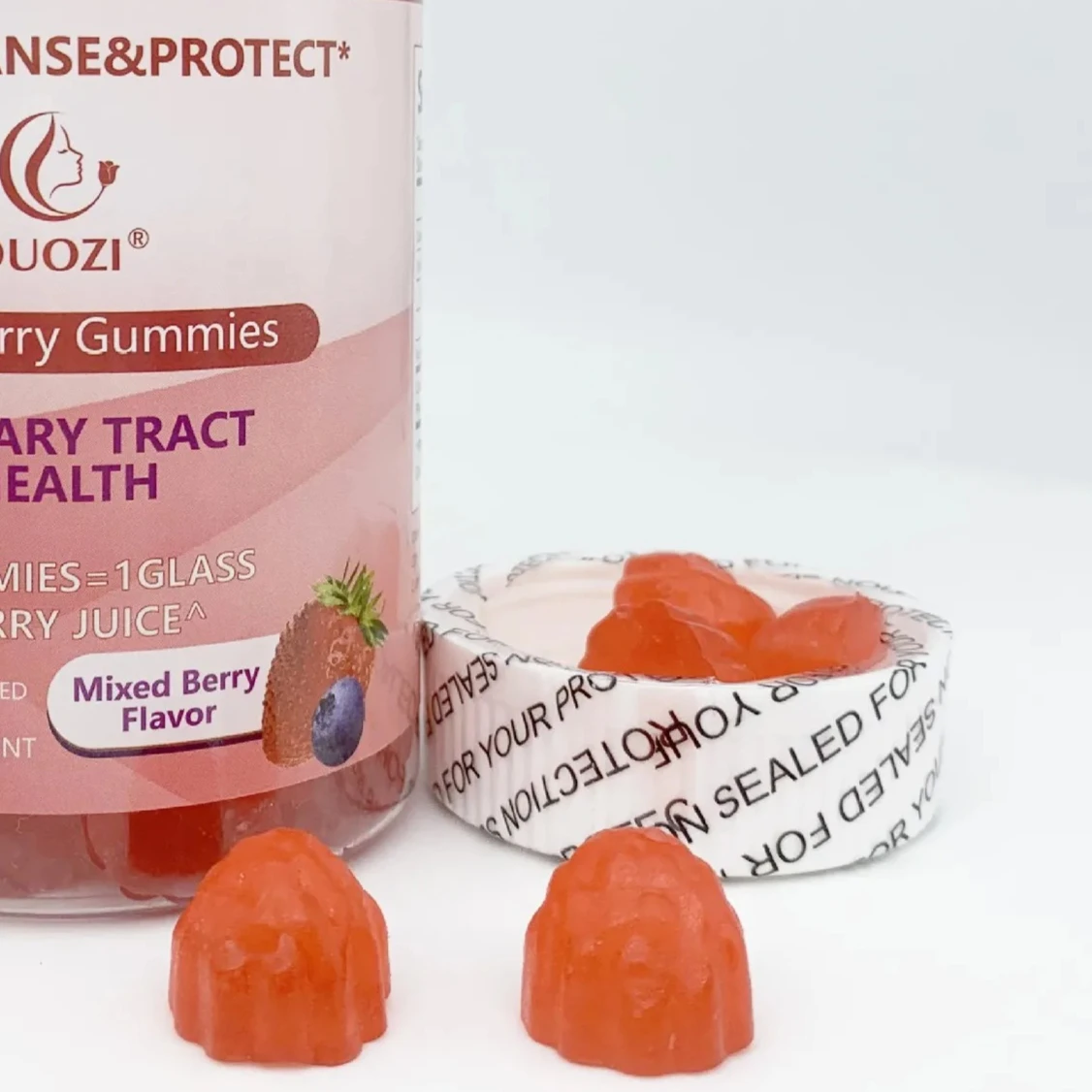 

Cranberry gummies supplement vitamins to protect cardiovascular health and regulate gut microbiota balance