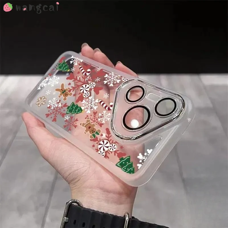 لطيف ندفة الثلج شجرة عيد الميلاد جراب هاتف ل Realme C75 C75X C73 C71 C67 C65 C63 C55 C53 C51 C35 C33 C30s C25S C21Y C20A غطاء #5