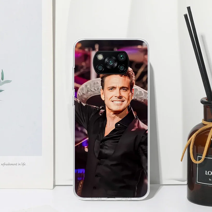 L-Luis M-Miguel Singer Phone Case For Xiaomi Poco X7 X6 X5 M7 M8 Pro F7 Ultra Redmi 15C 15 13C 13 12C 12 10 10C 10A Art Fundas P