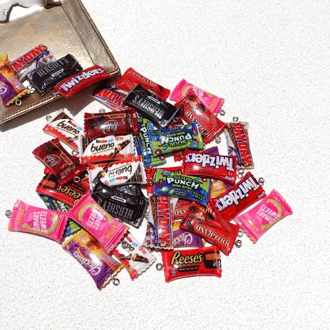 10/20/50/100 Cute Candy Charms for Jewelry Making Diy Earring Bracelet Pendant Accessories Findings Wholesale Bulk