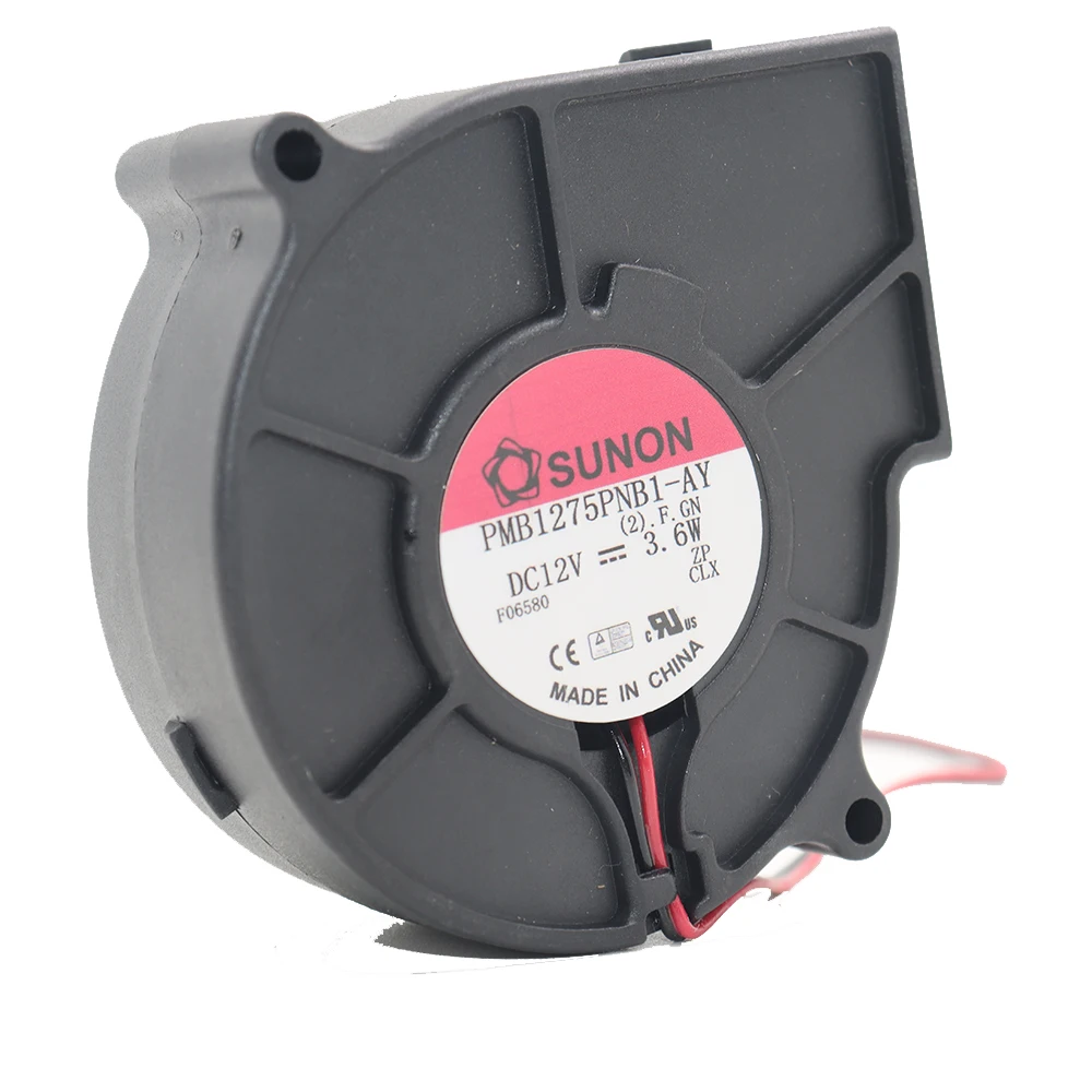 Brand new original SUNON Construction Standard PMB1275PNB1-AY 12V 3.6W 7CM 7530 Turboblower Cooling Fan