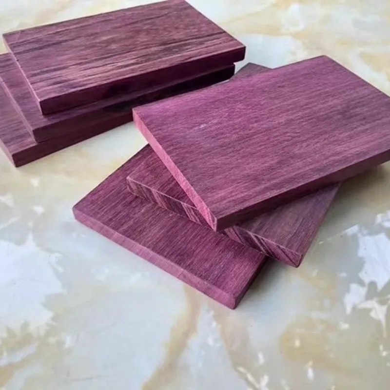 Natural Purple Heart Sappan Purple Core Wood Violet Purple Wood For DIY Handmade Raw Materials Wooden Craft
