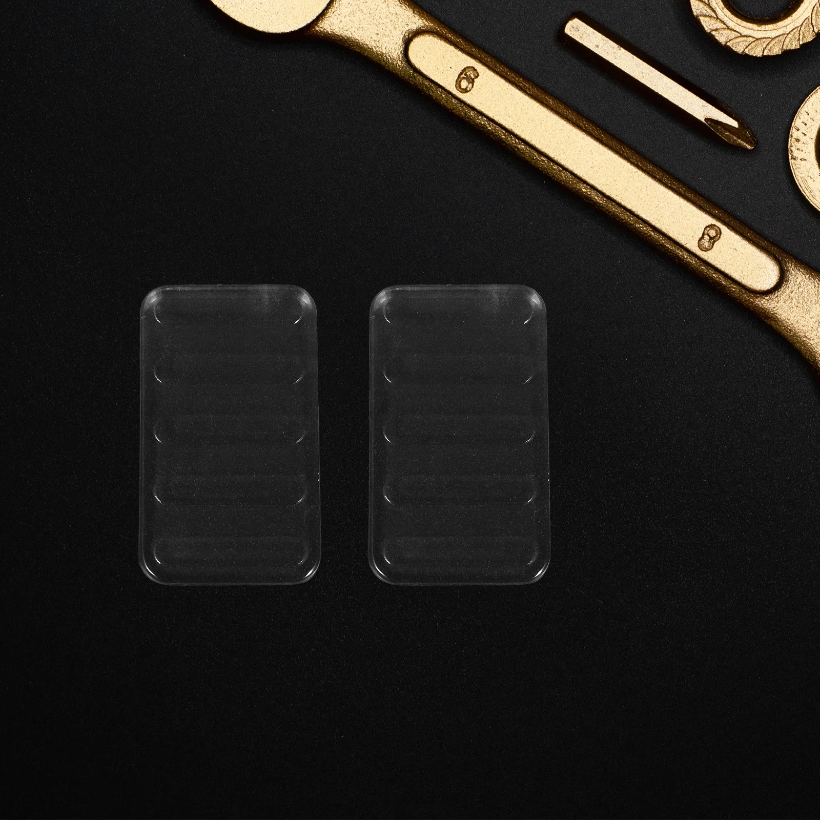 

8pcs Transparent Furniture Foot Pad Pu Wedges High Density For Table Sofa Bed Cabinet Leveling Shims Nonslip Furniture Levelers